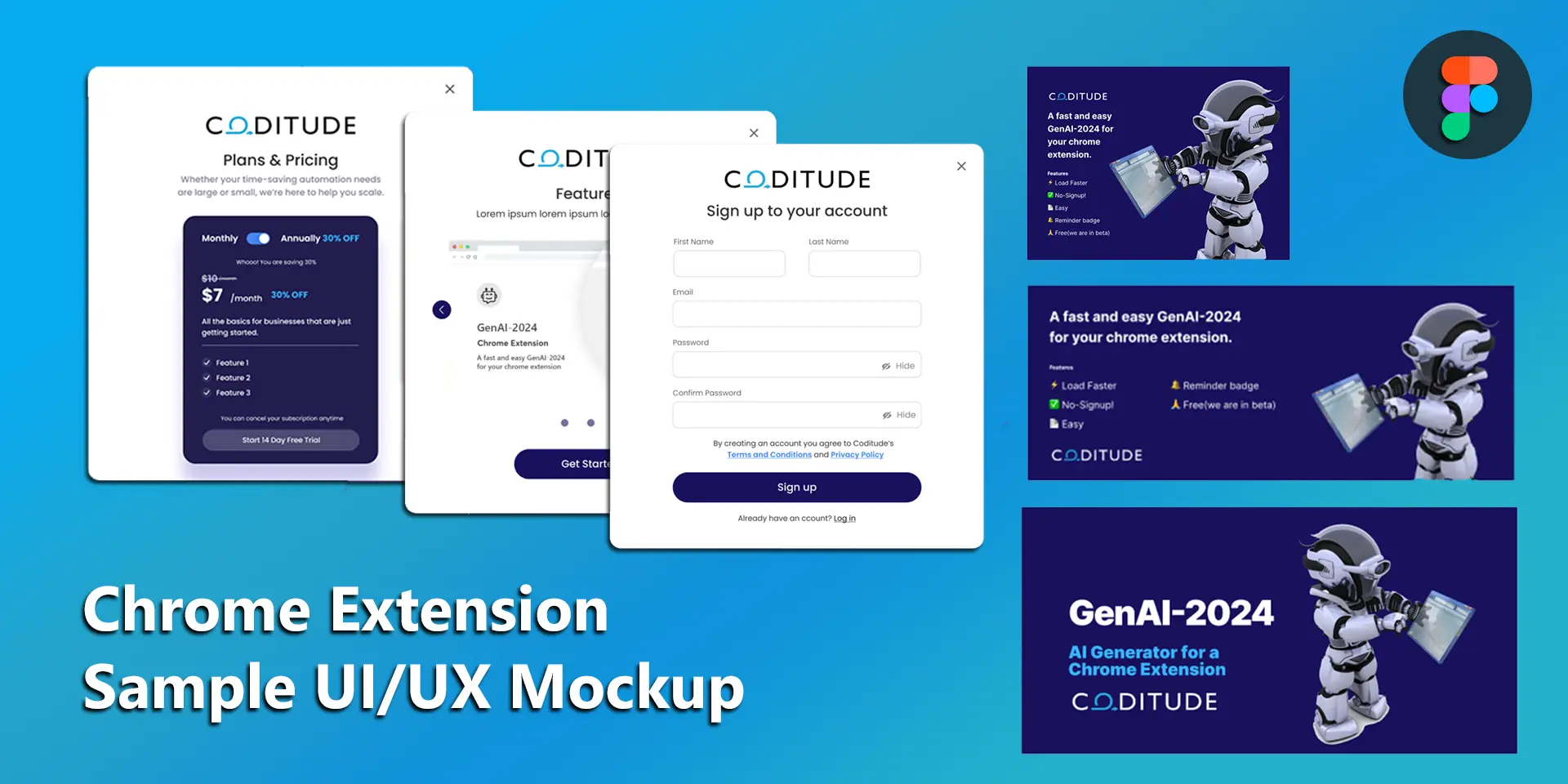 Extension Simple Design Free Chrome Extension Design Template Developed Using Figma