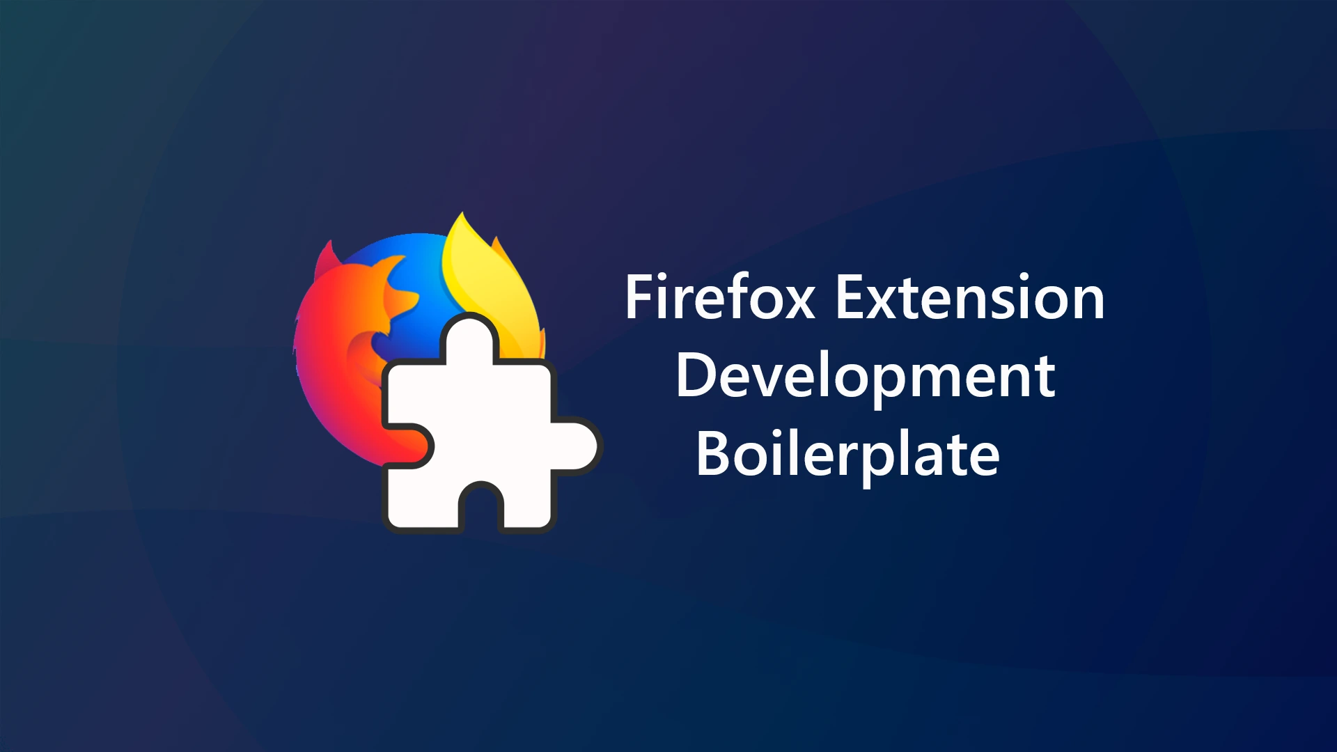 Firefox extension boilerplate