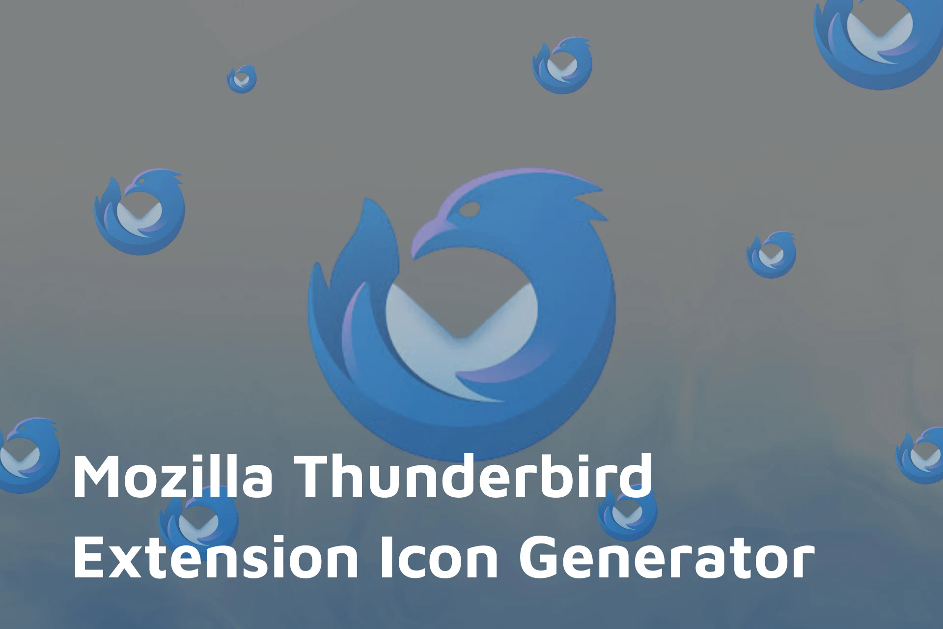 Free Thunderbird Extension Icon Generator